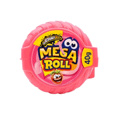 Mega Roll Strawberry Flavour Bubble Gum 40g